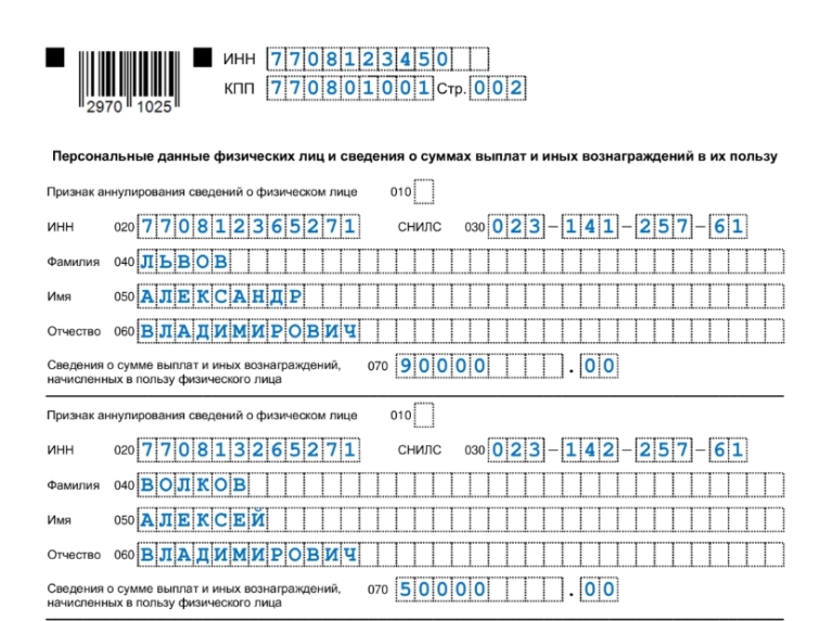 Персонифицированные сведения о физических лицах: как заполнить и сдать отчет