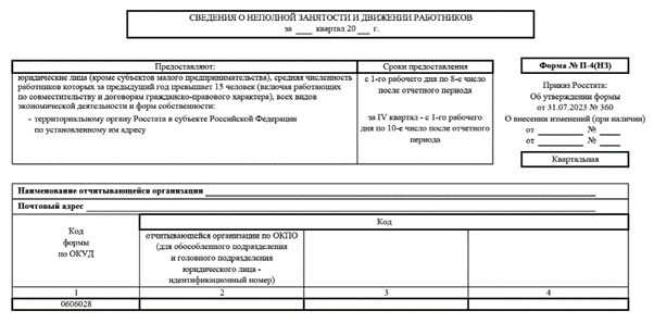 П4 нз заполнение