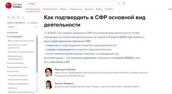 Какие отчеты сдавать в СФР в 2025 году